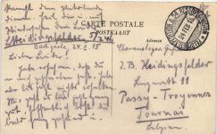 Dadizeele - Plaats en Gemeentehuis - Feldpost 54. Reservedivision