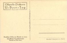 U-Boot-Tag 1917 - Künstler AK Willy Stöwer