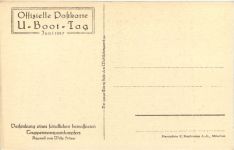 U-Boot-Tag 1917 - Künstler AK Willy Stöwer