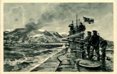 U-Boot-Tag 1917 - Künstler AK Willy Stöwer