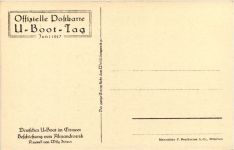 U-Boot-Tag 1917 - Künstler AK Willy Stöwer