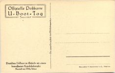 U-Boot-Tag 1917 - Künstler AK Willy Stöwer