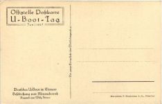 U-Boot-Tag 1917 - Künstler AK Willy Stöwer
