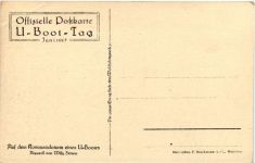 U-Boot-Tag 1917 - Künstler AK Willy Stöwer