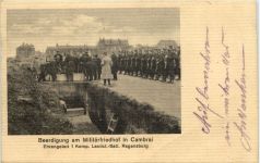 Cambrai - Beerdigung am Militärfriedhof - Landsturm Regensburg