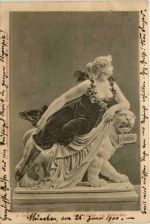 Künstler AK F. Doubek - FRau Adradne von Dannecker