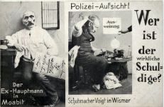 Schumacher Voigt in Wismar - Wer ist der wirklich Schuldige - Hauptmann von Köpenick