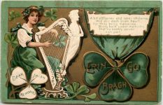 Irland - Erin go Bragh - Prägekarte