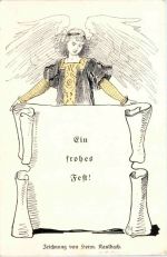 Künstler AK Herm. Kaulbach - Einfrohes Fest