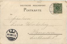 Gruss vom Hexentanzplatz bei Thale - Litho