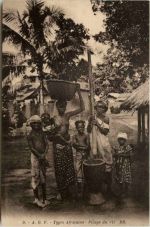Types Africans - Pilage du riz