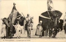 Sud Algerien - Le depart pour les courses