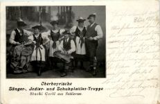 Oberbayrische Sänger Jodler und Schuhplattler Truppe - Schliersee