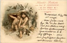 Künstler AK Prof. W. Friedrich
