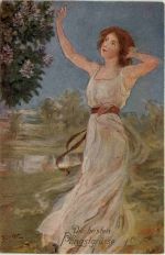 Pfingsten - Künstler AK Bruno Dietze