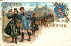 Gruss aus der Wetterau - Litho
