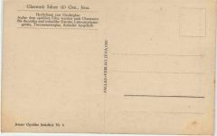 Glaswerk Schott Jena - Herstellung von Geräteglas