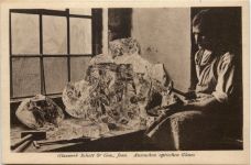 Glaswerk Schott Jena - Aussuchen optisches Glases