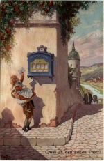 Künstler AK Arthur Thiele - Gruss an den lieben Vater