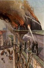 Feuerwehr - Künstler AK Willly Moralt