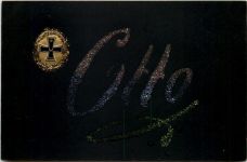 Handgemachte Karte Name Otto