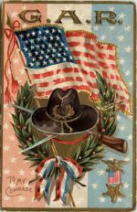 USA - GAR to my Comrade - Prägekarte