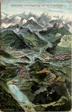 Immenstadt und Umgebung - Künstler AK Eugen Felle