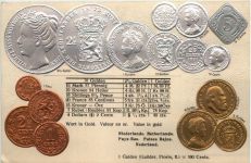 Geld auf Ansichtskarte - Nederland