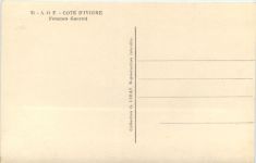 AOF - Cote D Ivoire - Femmes Guerret