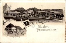 Gruss aus Pfrungen - Litho - Post Wilhelmsdorf
