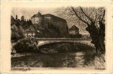 Tübingen - Schloss - Radierung