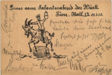 Gruss vom Salvatorabend des Württ. Pionier Batl. 13