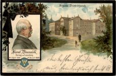 Fürst Bismarck - Friedrichsruh - Litho