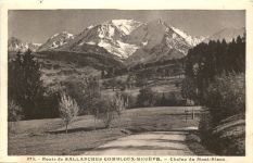 Route de Sallanches Combloux-Megeve, Chaine du Mont-Blanc