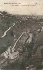 Rodez, Vue panoramique et l`Aveyron