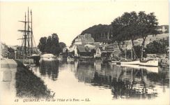 Quimper, Vue sur lÒdet et le Pare