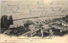 Rives sous Thonon, Vue prise de la Place du Chateau