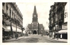 Saint-Denis, La Rue de la Republique et lÈglise Neuve