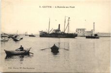 Cette, LÈntree au Port