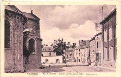 Chemille, Rue Nationale et partie vielle Eglise