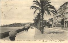 Cannes, Le Boulevard de la Croisette et le Casino