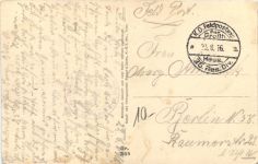 Montmedy - Feldpost 25. Res. Division