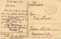 Maubeuge - Feldpost Landsturm Inf Ers Batl