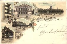 Gruss aus Colmar - Litho