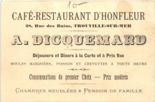 Trouville sur Mer - Restaurant D Honfleur