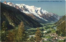 Argentieres et le Mont-Blanc