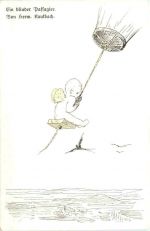 Künstler AK Herm. Kaulbach - Ein blinder Passagier