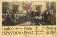 Philadelphia - Signing of Decleration of Independence