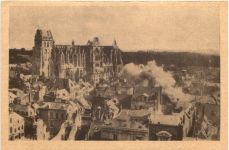 Reichswinterhilfe - Brennendes St. Quentin - WHW
