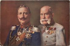 Kaiser Franz Josef und Kaiser Wilhelm II